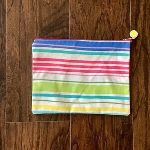 Canvas Womens Accessory Full Zipper Pouch